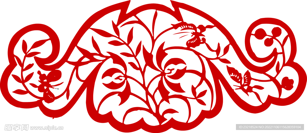 矢量花纹