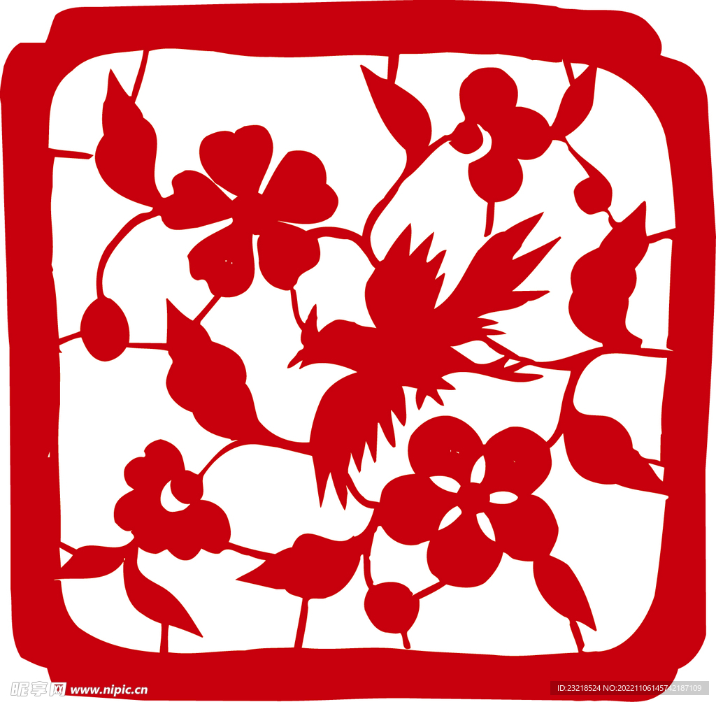 矢量花纹