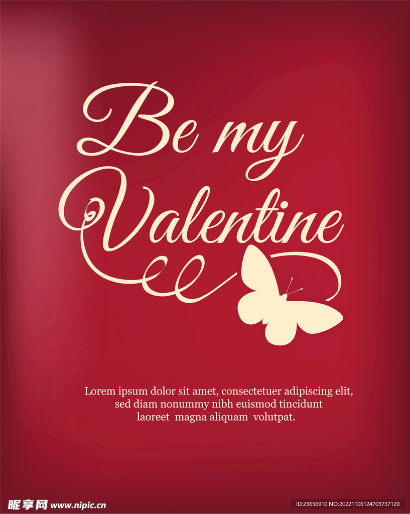 桃心爱心心形元素插画矢量 