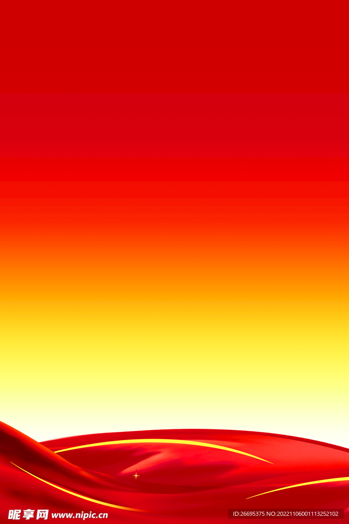红色背景