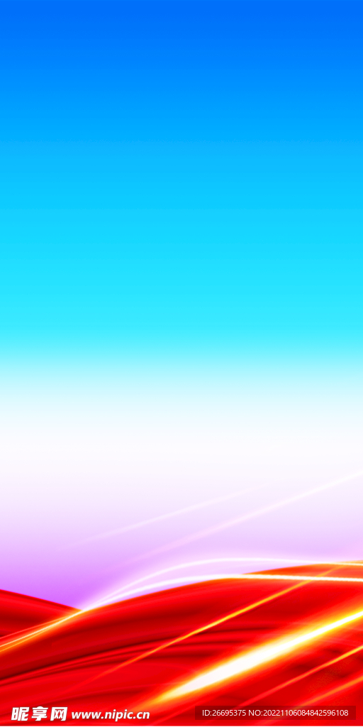 蓝色海报背景