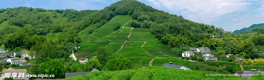 山峰梯田