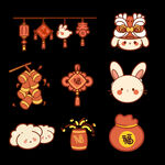 兔年素材设计图片