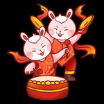 兔年素材设计图片