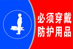 必须穿戴防护用品