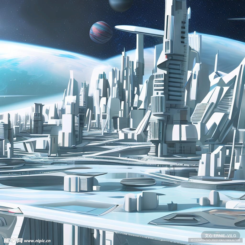 星际太空宇宙幻想城市