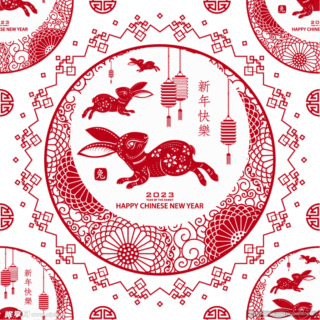 2023兔年新年素材