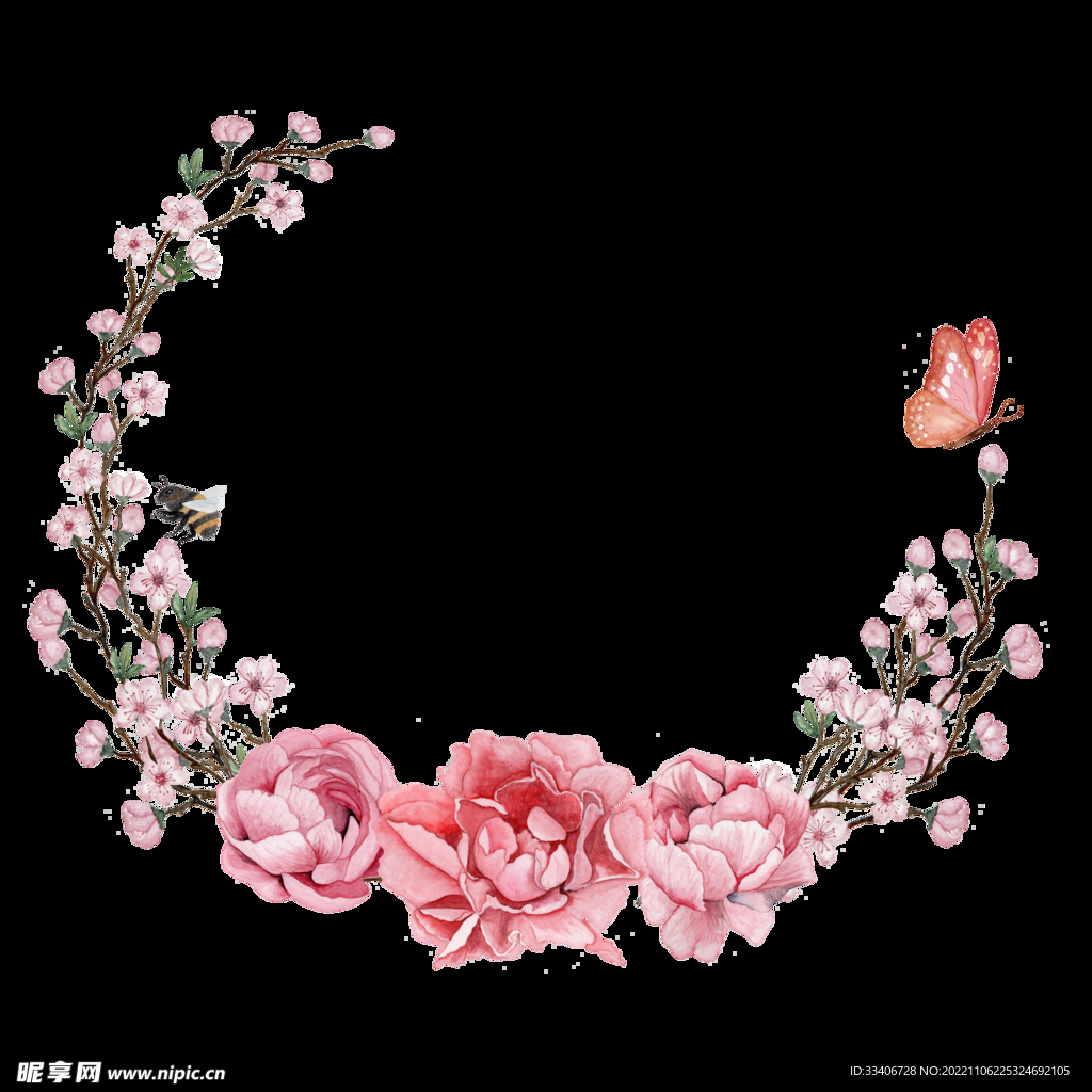 手绘花卉
