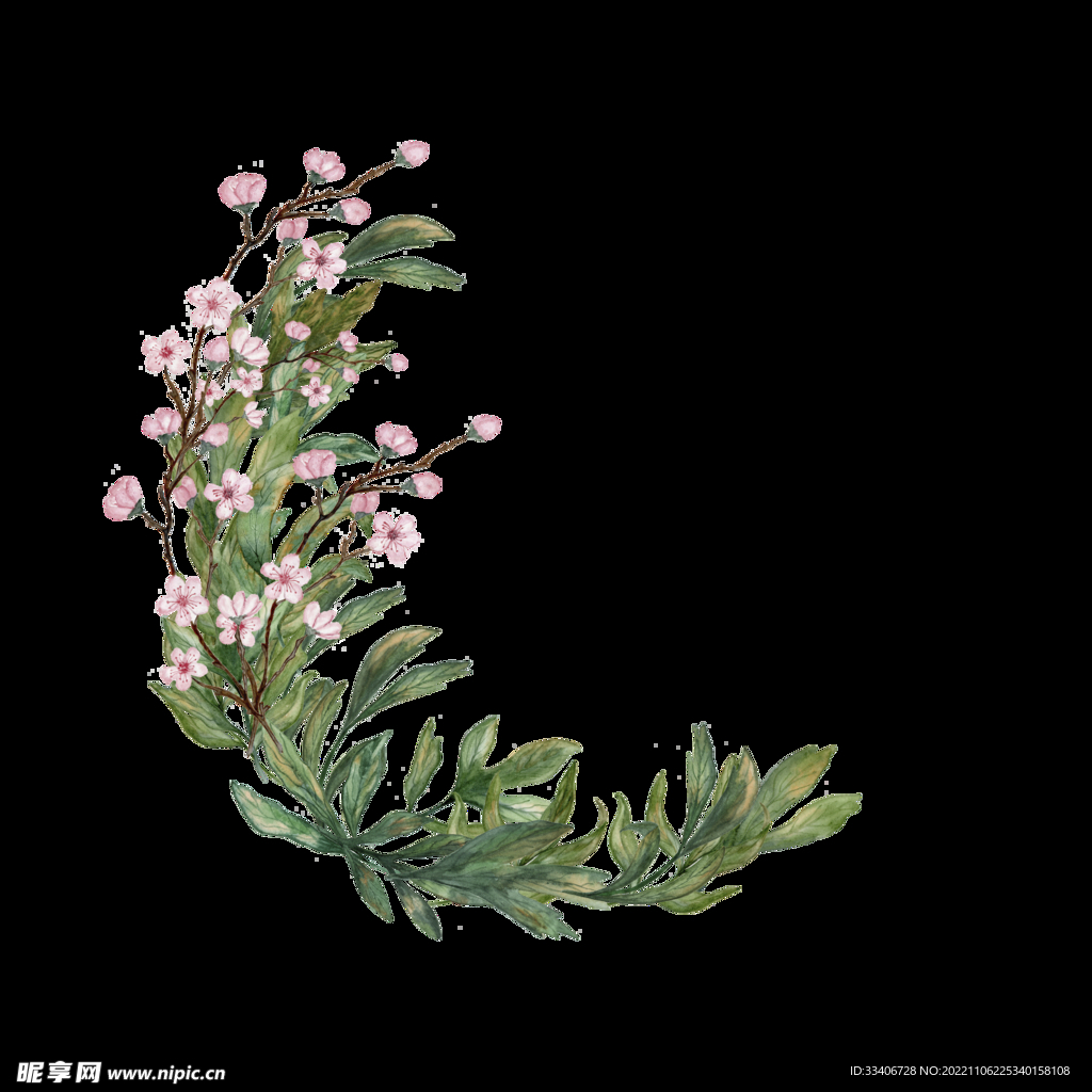 手绘花卉