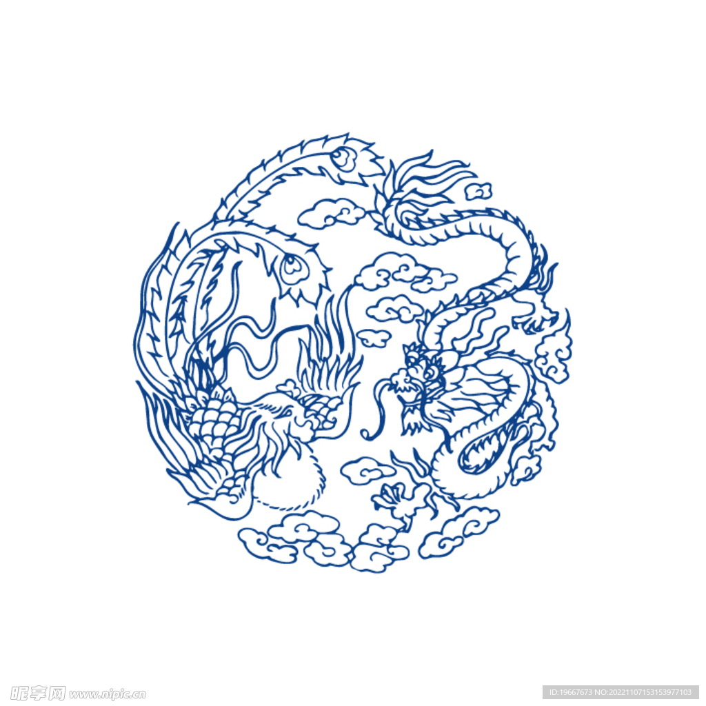 青花纹样