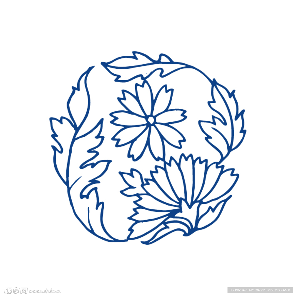 青花纹样