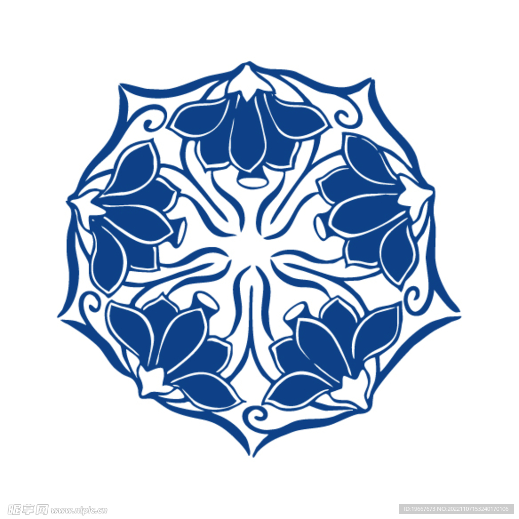 青花纹样