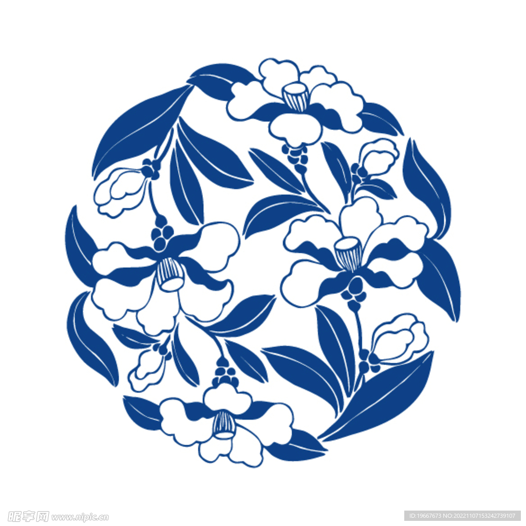 青花纹样
