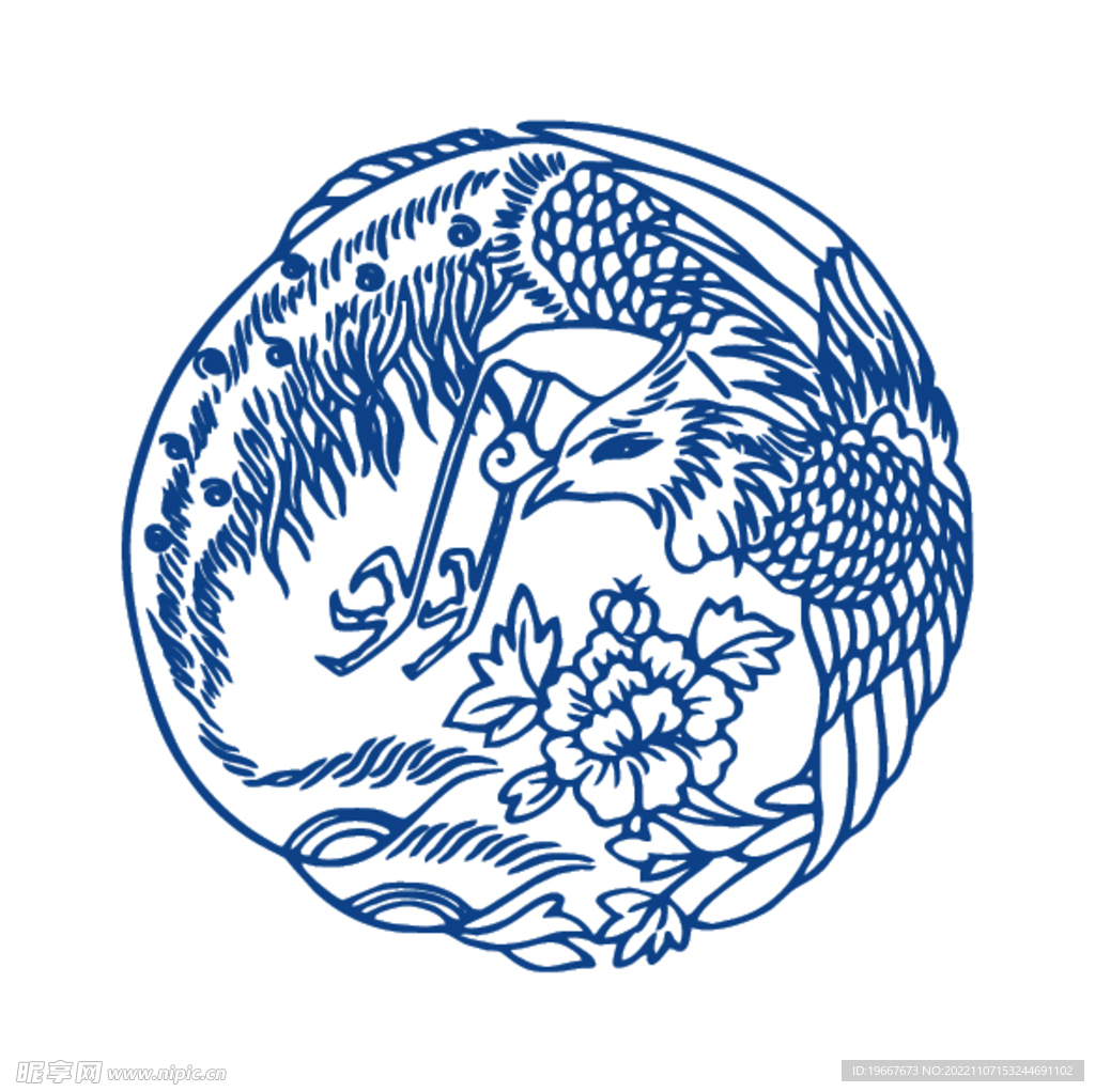 青花纹样