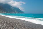 蓝色大海沙滩