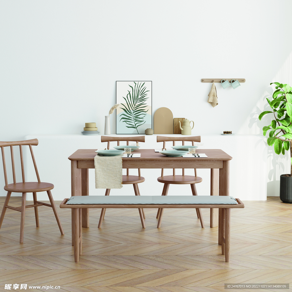 拼花餐桌