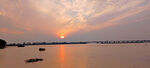 跨湖大桥日落美景