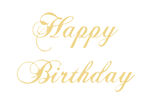 Happy Birthday英