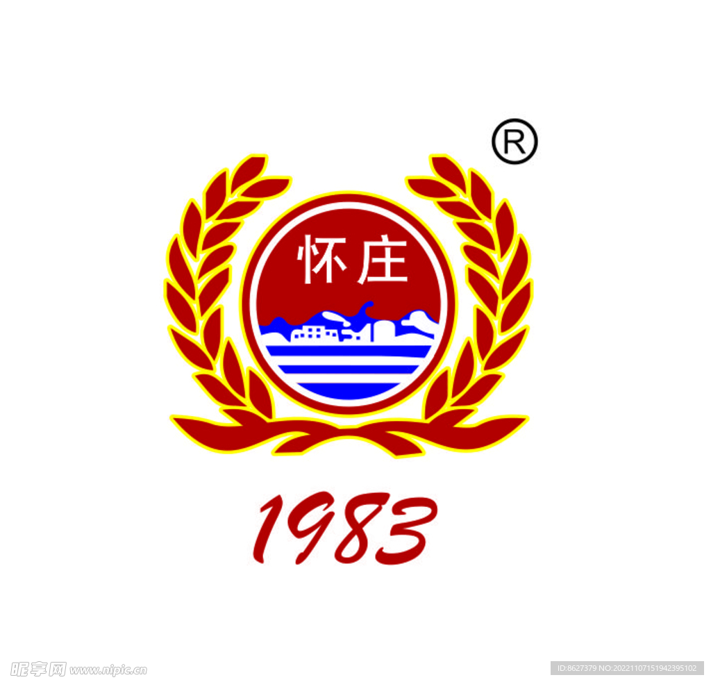怀庄  白酒标志 