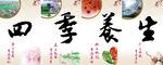 四季养生挂画