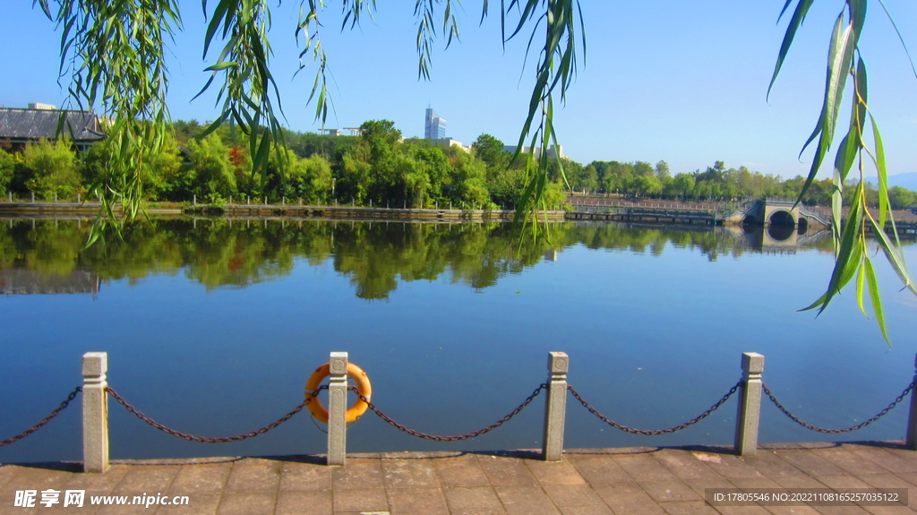 江边风景素材  风景如画 江岸