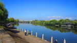 江边风景素材  风景如画 江岸