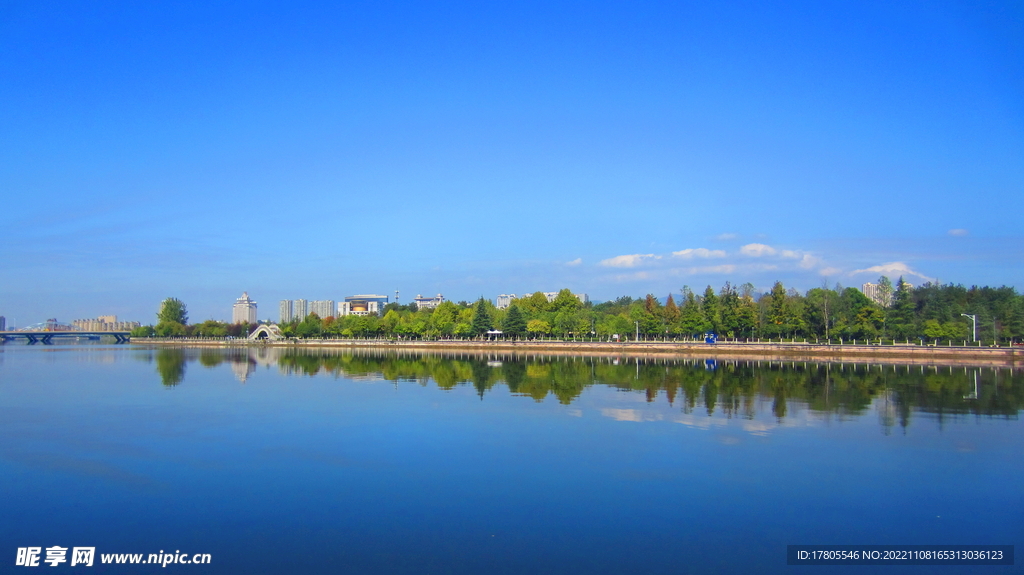 江边风景素材  风景如画 江岸