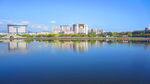 江边风景素材 风景如画  江岸