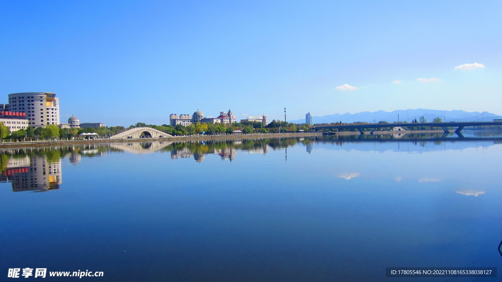 江边风景素材 风景如画  江岸