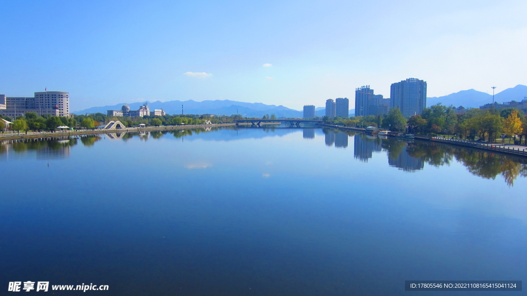 江边风景素材 风景如画  江岸