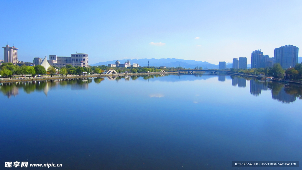 江边风景素材 风景如画  江岸