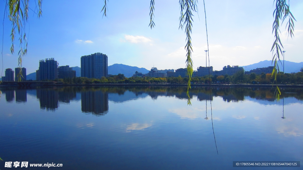 江边风景素材 风景如画  江岸