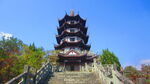 古塔建筑 户外 塔楼  寺庙 