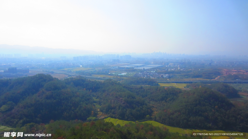 城市水平图 城市俯视图 城镇 