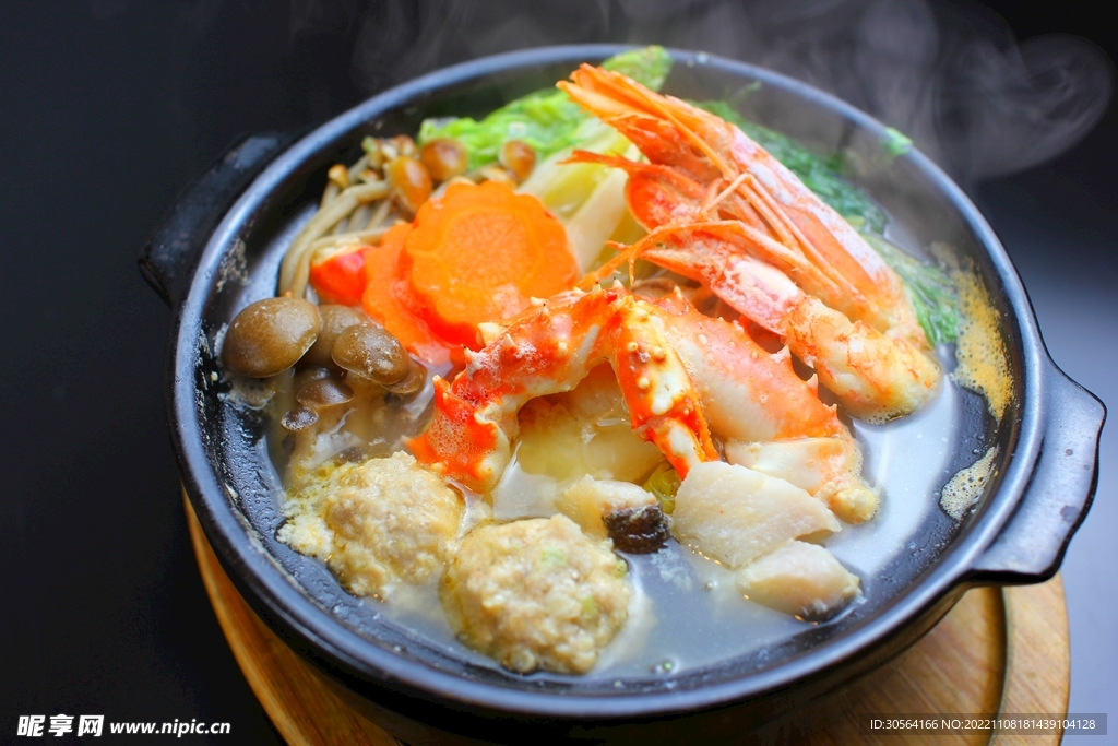日式大虾火锅