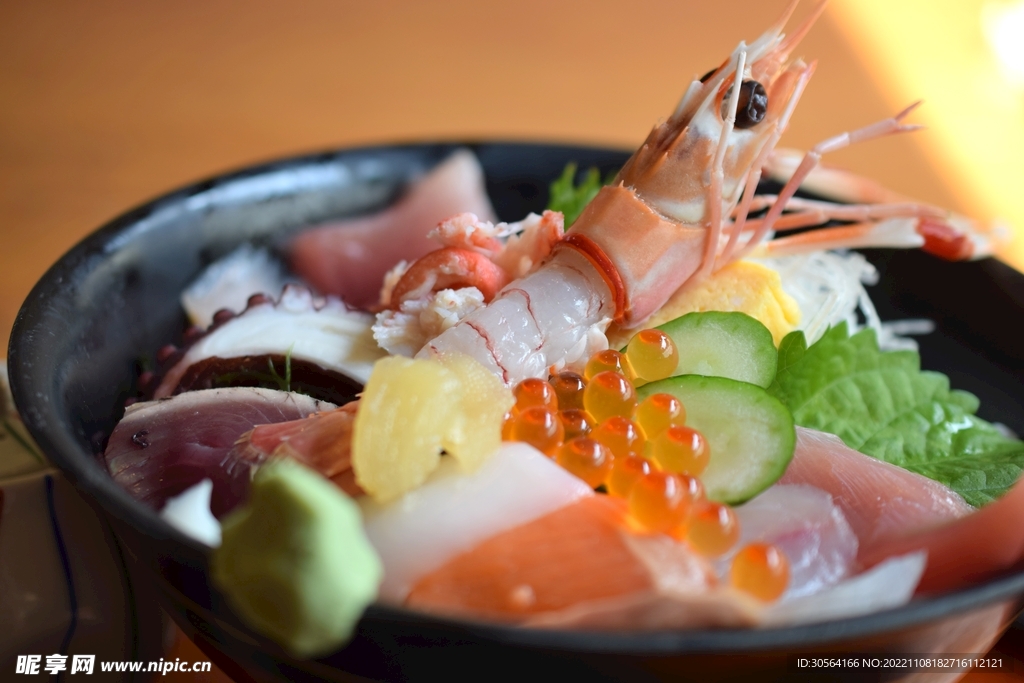 大虾料理刺身