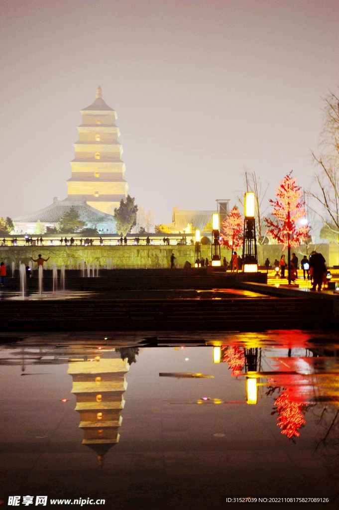 大雁塔夜景