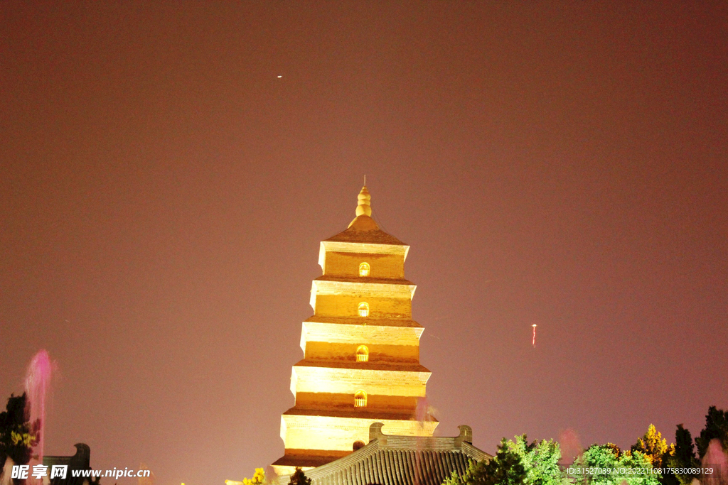 大雁塔夜景