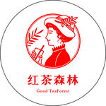 红色森林logo