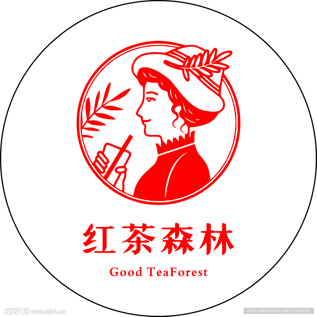 红色森林logo