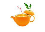 橙子茶壶