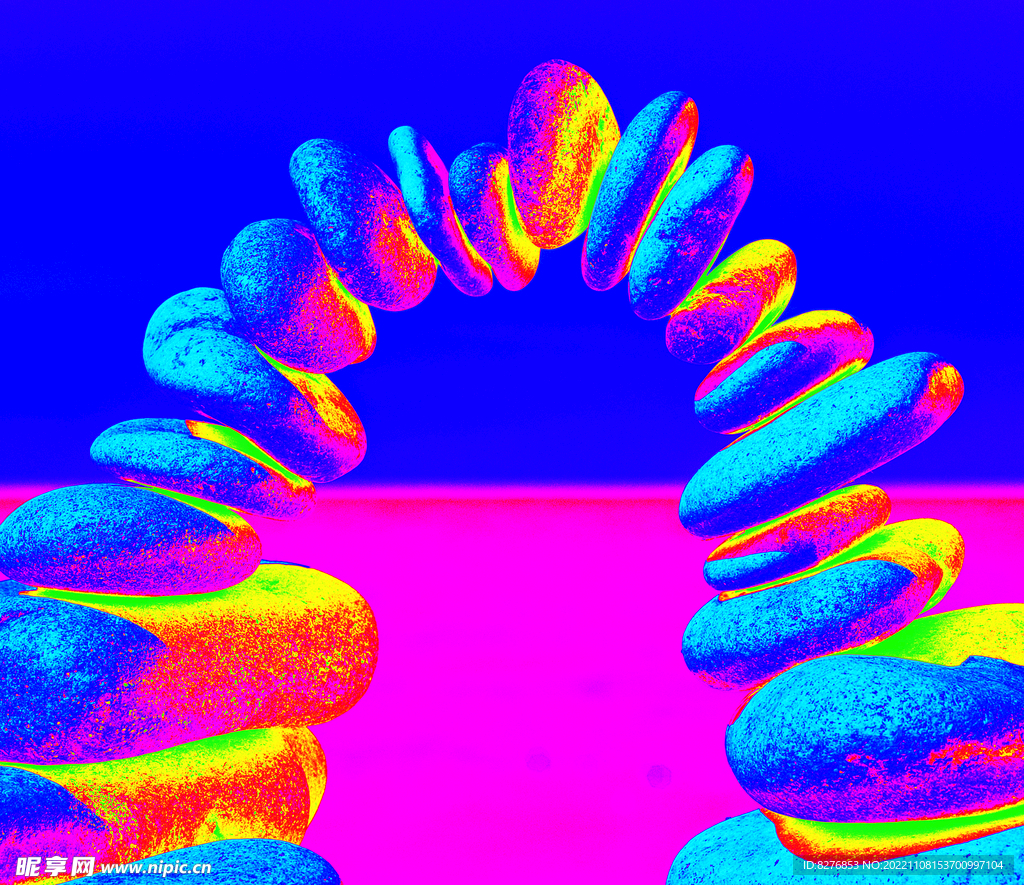 赛博朋克风石头