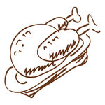 鸡腿线笔画