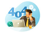 矢量404错误
