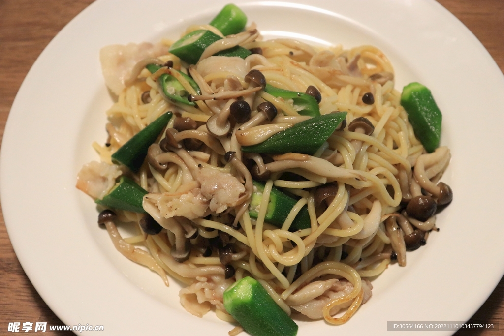 菌菇面条