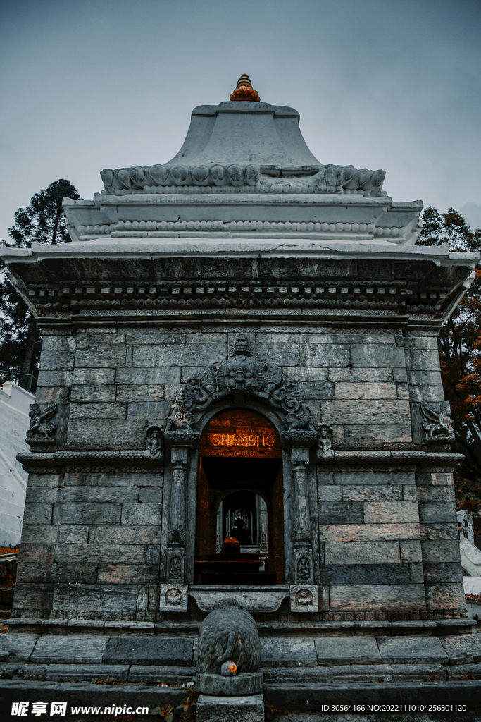 复古寺庙建筑