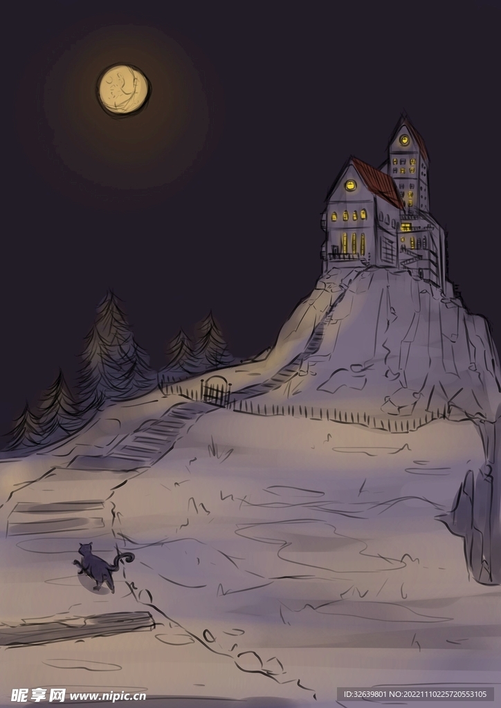 风景插画