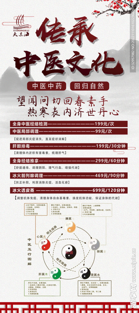 中医文化展架