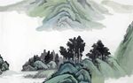 山水水墨画