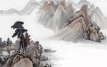 山水水墨画